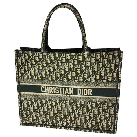 dior book mini tote|Dior toile small tote green.